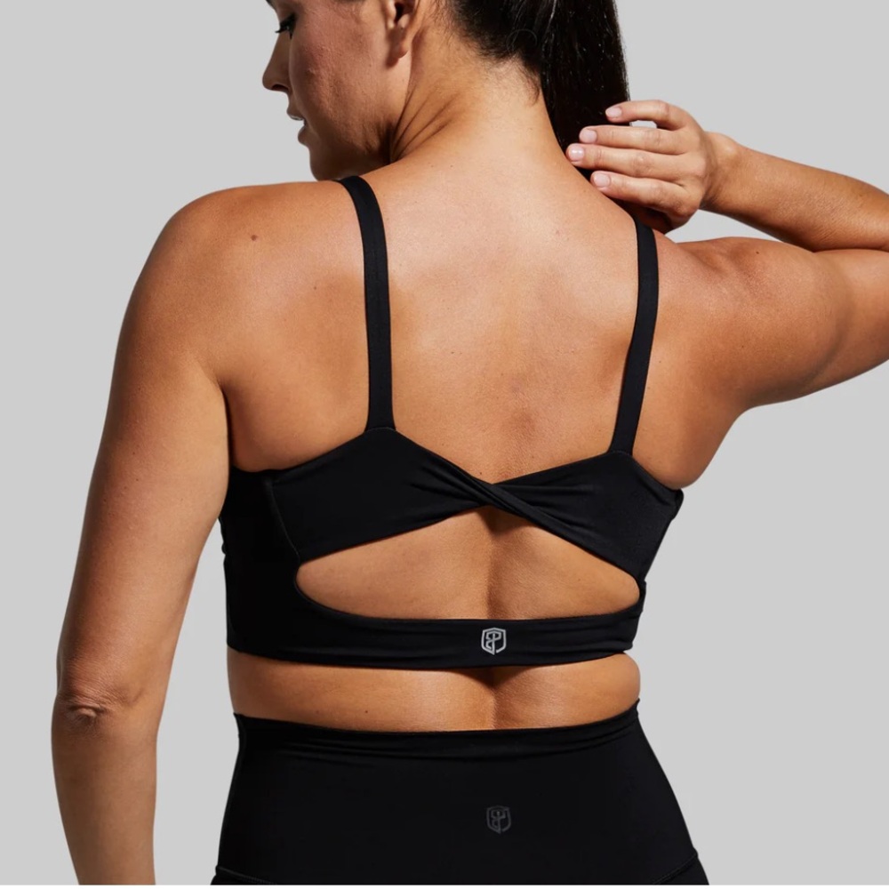 Born Primitive Black Cross-Back Sports Bra